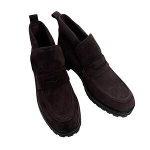 MADEWELL The Ryder Ankle Boot in Coffee Bean